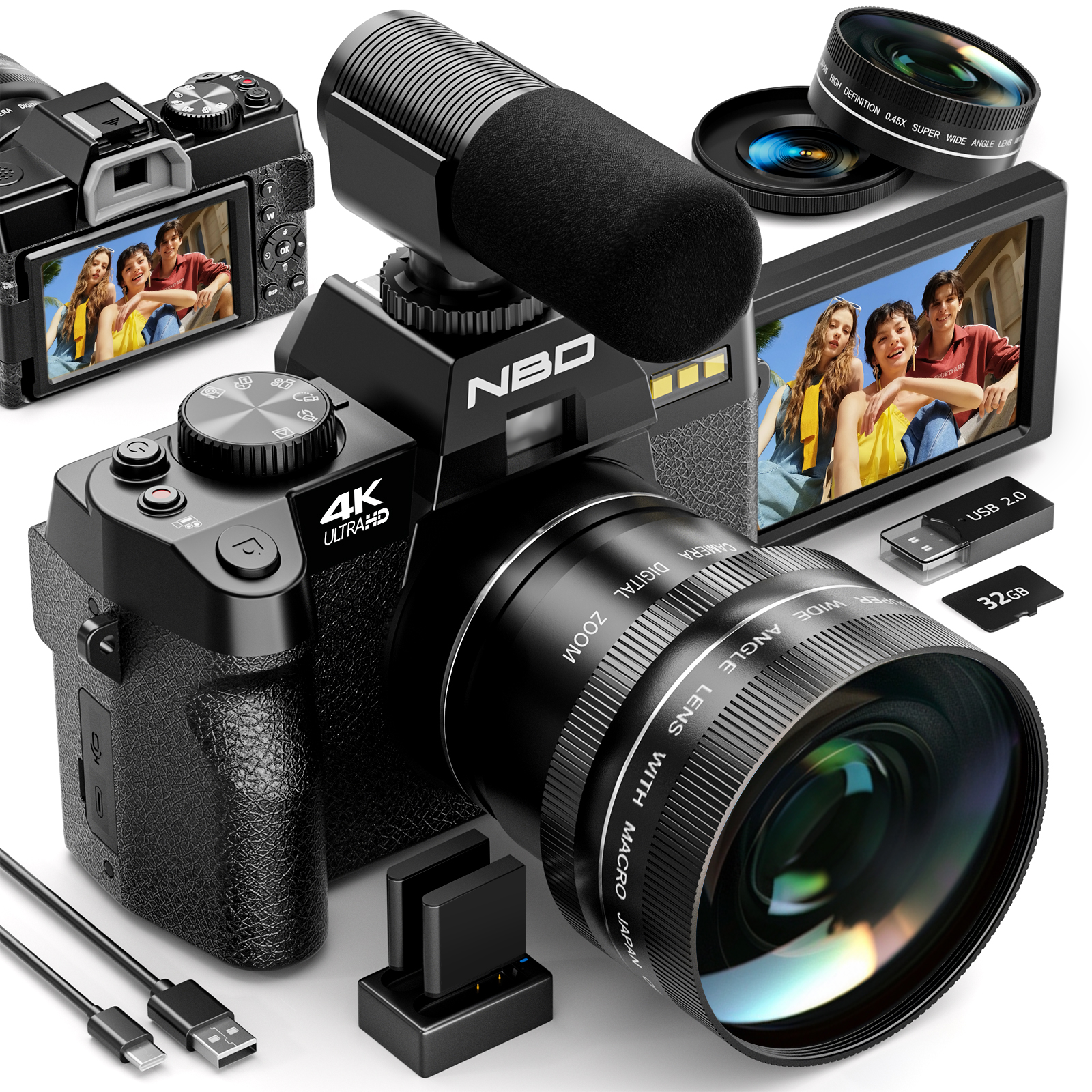 Japanese Girl Lifestyle - NBD S100F 48MP 4K Digital Camera