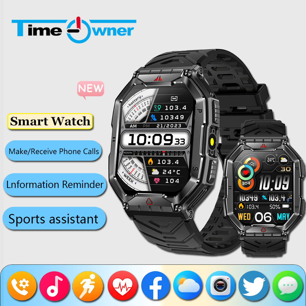 Japanese Active Lifestyle - Time Owner Smart Watch 2024 Men