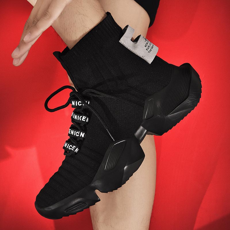 Japanese Lifestyle Online Store - Plus Size Hightop High-soled Men Sport