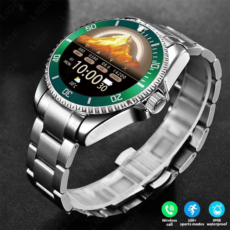 Japanese Active Lifestyle - LIGE 2026 Style Luxury Smart Watch