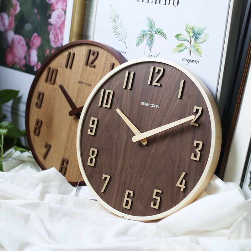 Japanese Living Lifestyle - Japanese Aesthetic Wall Clock Living Room