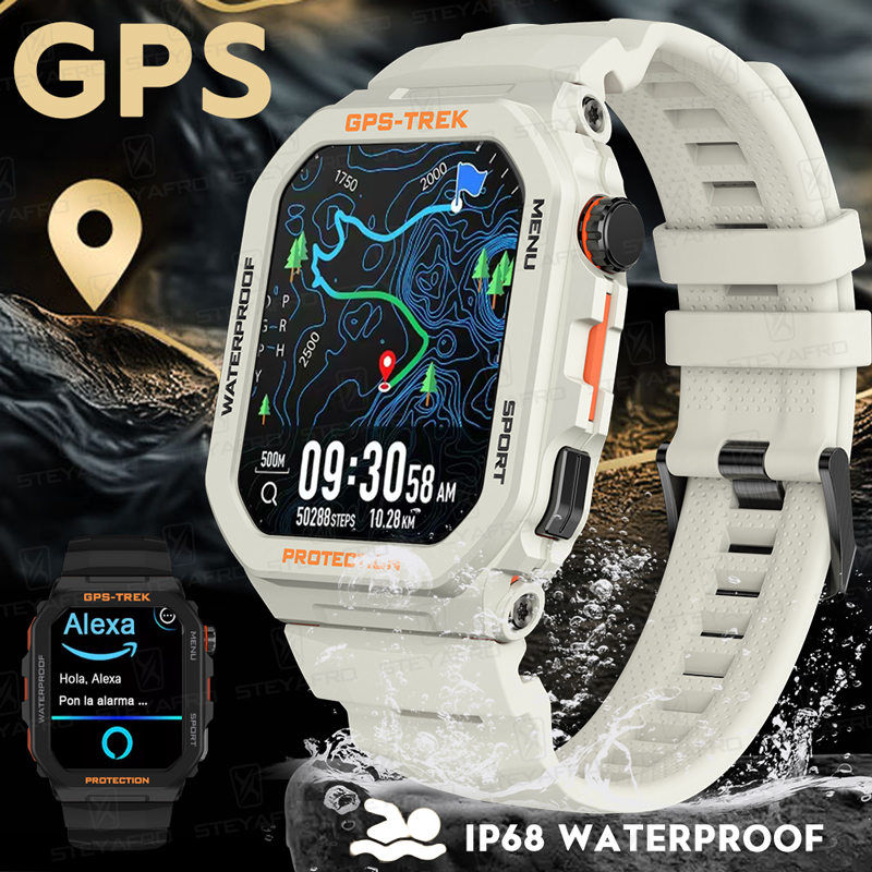 Japanese Active Lifestyle - New Smart Watch Builtin GPS Alexa