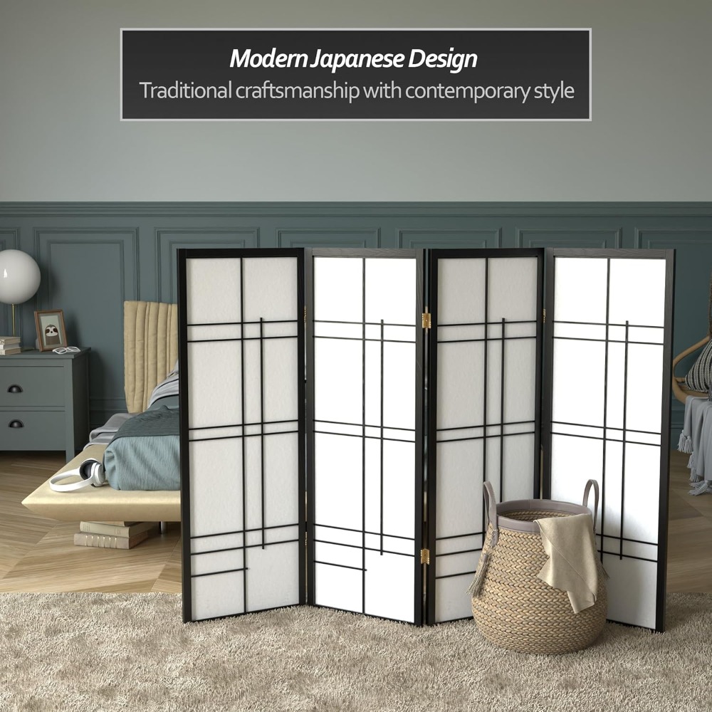 4 ft. Short Eudes Shoji Screen – обзор и цена Shoji Screen Divider