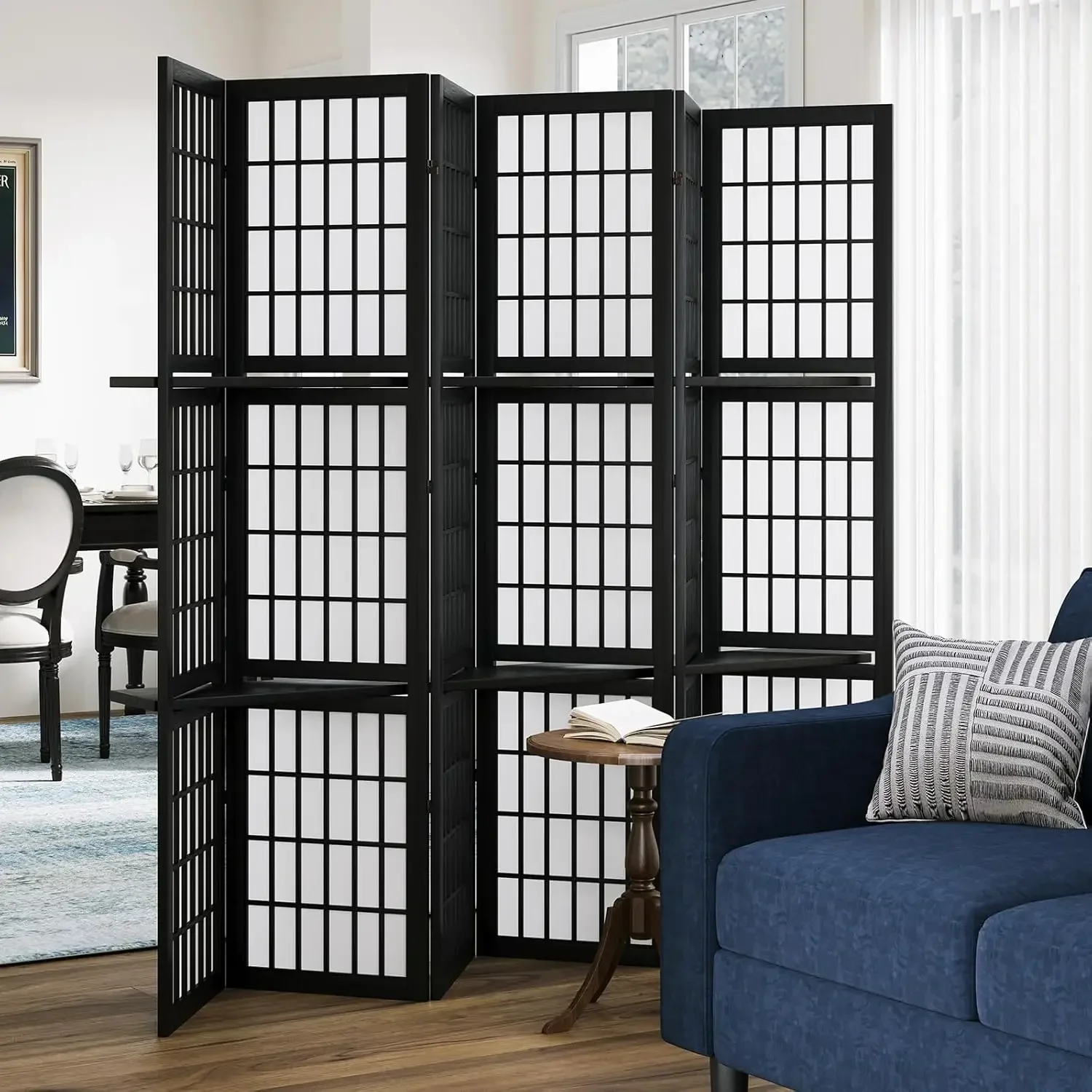 6 Panel 5.6ft Folding Portable – обзор и цена Shoji Screen Divider