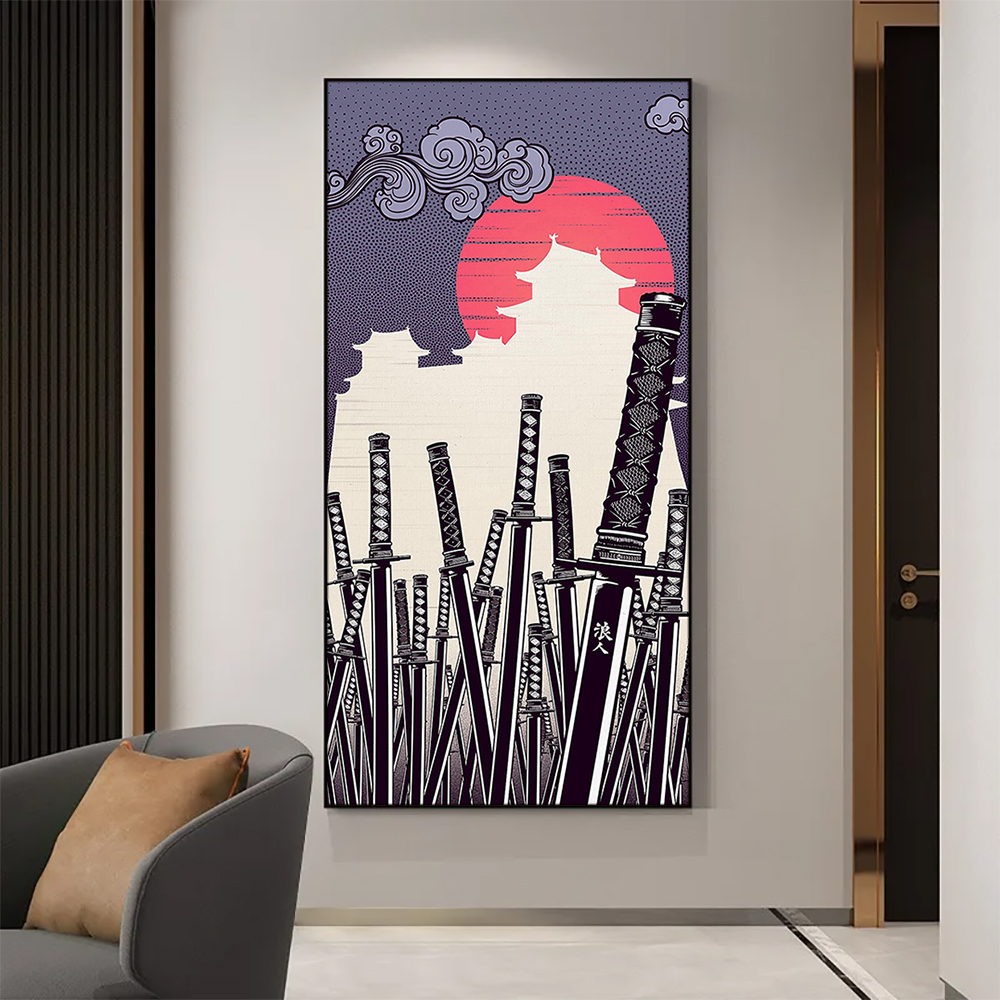 Japanese Katana Canvas Paintin – обзор и цена Japanese Lifestyle Home
