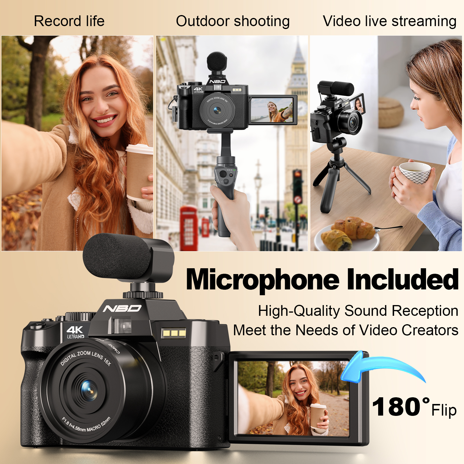 NBD 48MP 4K Digital Camera S10 – обзор и цена Japanese Girl Lifestyle