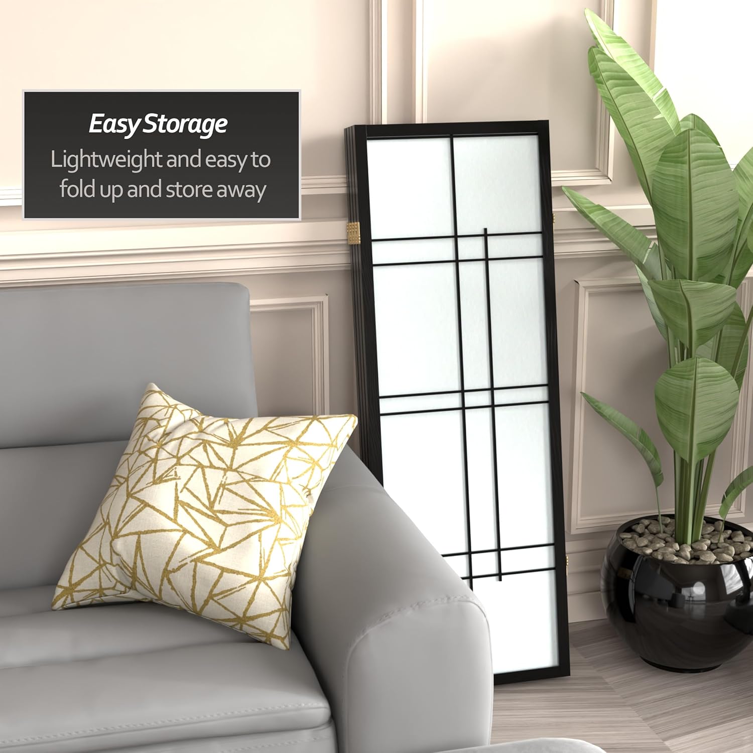 4-Panel Short Shoji Screen Roo – обзор и цена Shoji Screen Divider