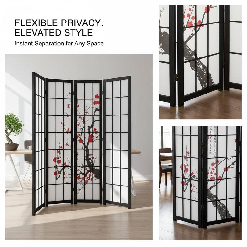 Japanese Shoji Screen 6 Panel  – обзор и цена Shoji Screen Divider