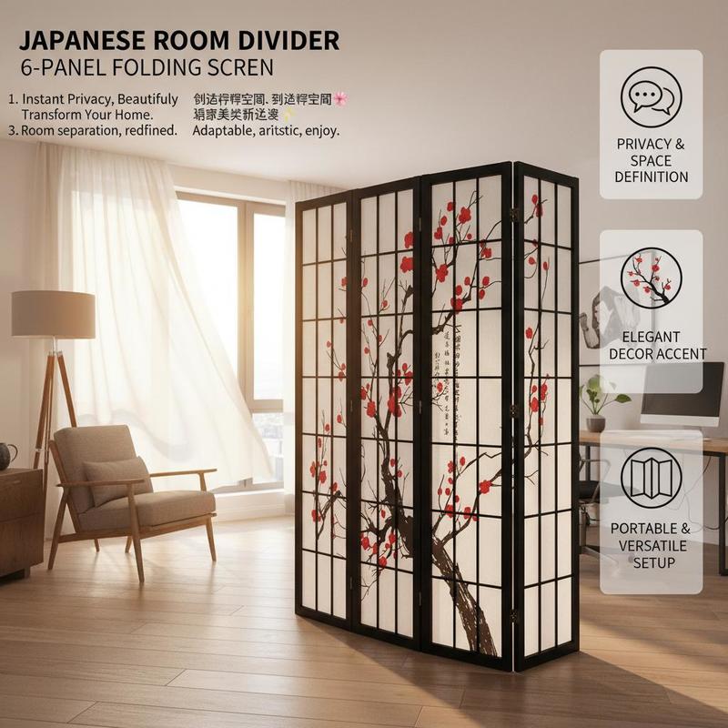 Japanese Shoji Screen 6 Panel  – обзор и цена Shoji Screen Divider