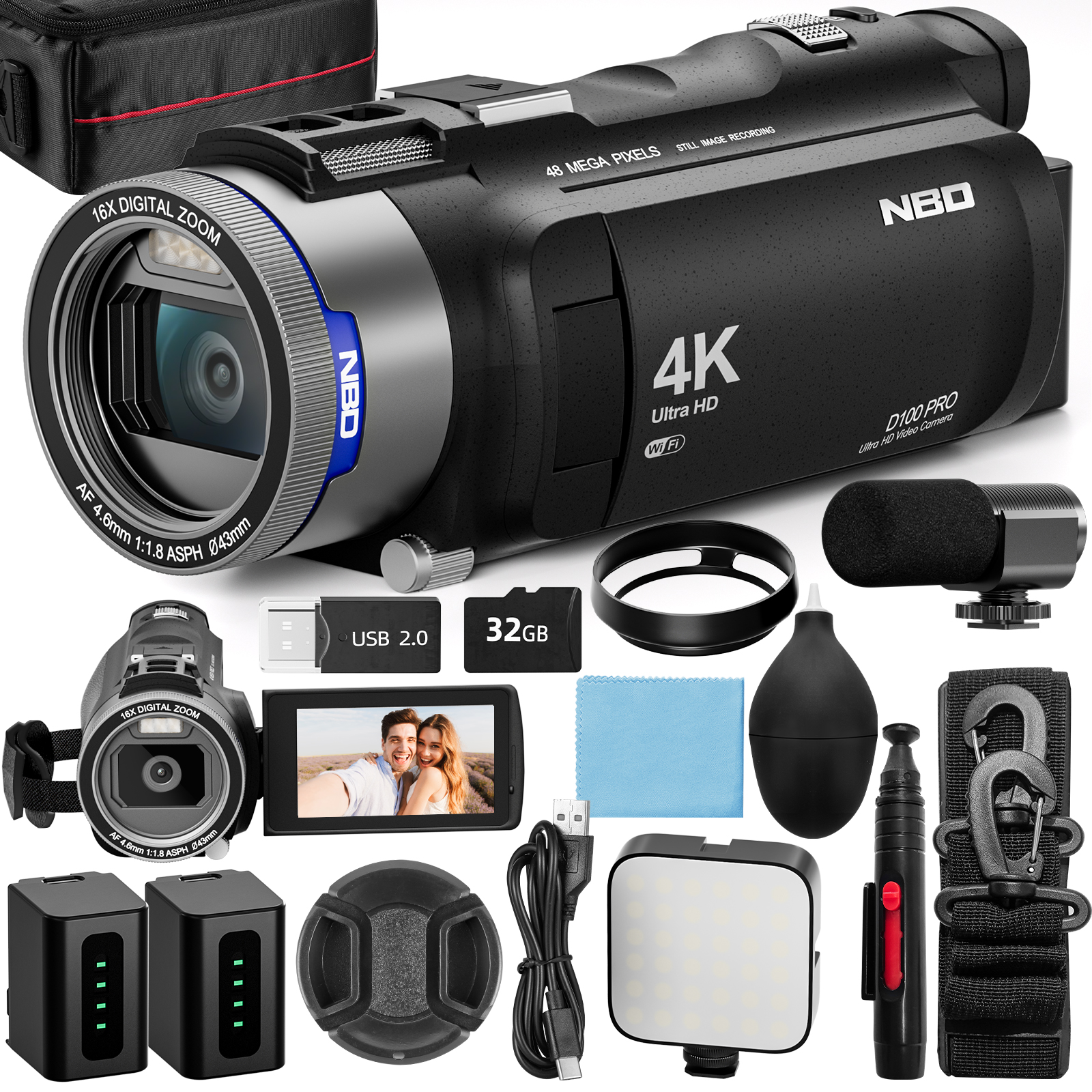 NBD 4K HD&48MP Camcorder Video – обзор и цена Japanese Lifestyle Home