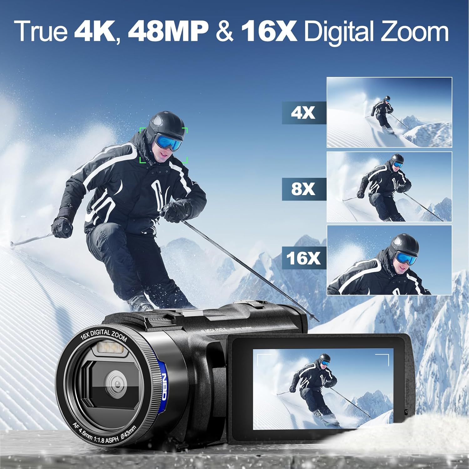 NBD 4K HD&48MP Camcorder Video – обзор и цена Japanese Lifestyle Home